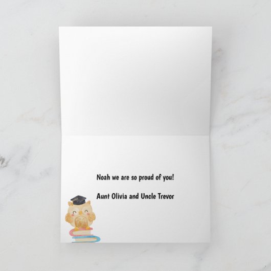 Gefeliciteerd met het Afstuderen Kindergarten van Kaart (Binnen)