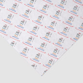 Gefeliciteerd met het afstuderen van de bruiloft tissuepapier (Detail)