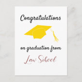 Gefeliciteerd met het afstuderen van de Kaart van  (Voorkant)