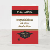 Gefeliciteerd met het Afstuderen van een custom ca Kaart (Voorkant)