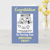 Gefeliciteerd met het behalen van de rijtest kaart (Gele Bloem)