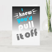 Gefeliciteerd met het behalen van het bar examen kaart (Voorkant)