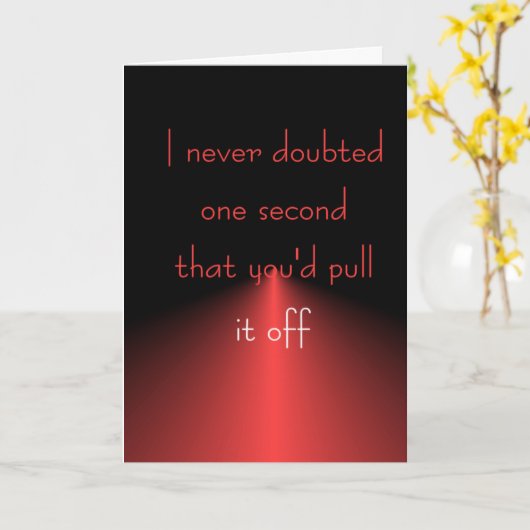 Gefeliciteerd met het behalen van het bar examen kaart (Gele Bloem)