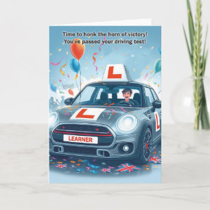 Gefeliciteerd met het behalen van het rijexamen (m kaart