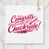 Gefeliciteerd met het behalen van je checkride! bedankjes labels (Achterkant)