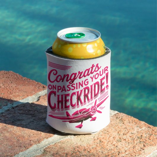 Gefeliciteerd met het behalen van je checkride! blikjeskoeler (Insitu Zwembad)