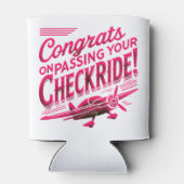 Gefeliciteerd met het behalen van je checkride! blikjeskoeler (Achterkant)