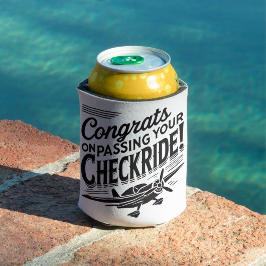 Gefeliciteerd met het behalen van je checkride! blikjeskoeler (Insitu Zwembad)