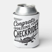 Gefeliciteerd met het behalen van je checkride! blikjeskoeler (Blikje Voorkant)