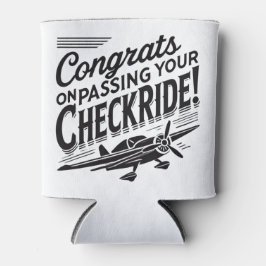 Gefeliciteerd met het behalen van je checkride! blikjeskoeler