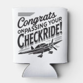 Gefeliciteerd met het behalen van je checkride! blikjeskoeler (Achterkant)