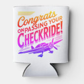 Gefeliciteerd met het behalen van je checkride! blikjeskoeler (Voorkant)