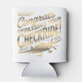 Gefeliciteerd met het behalen van je checkride! blikjeskoeler (Achterkant)