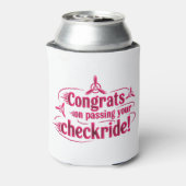 Gefeliciteerd met het behalen van je checkride! blikjeskoeler (Blikje Achterkant)