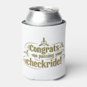 Gefeliciteerd met het behalen van je checkride! blikjeskoeler (Blikje Voorkant)