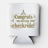 Gefeliciteerd met het behalen van je checkride! blikjeskoeler (Voorkant)