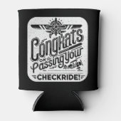 Gefeliciteerd met het behalen van je checkride! blikjeskoeler (Voorkant)