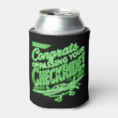 Gefeliciteerd met het behalen van je checkride! blikjeskoeler (Blikje Voorkant)
