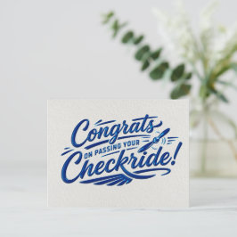 Gefeliciteerd met het behalen van je checkride!  briefkaart