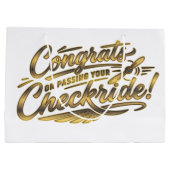 Gefeliciteerd met het behalen van je checkride! groot cadeauzakje (Achterkant)