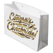 Gefeliciteerd met het behalen van je checkride! groot cadeauzakje (Achterkant Gekanteld)