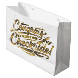 Gefeliciteerd met het behalen van je checkride! groot cadeauzakje