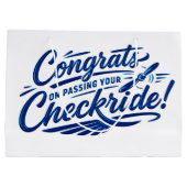 Gefeliciteerd met het behalen van je checkride! groot cadeauzakje (Achterkant)