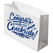 Gefeliciteerd met het behalen van je checkride! groot cadeauzakje (Achterkant Gekanteld)