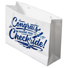 Gefeliciteerd met het behalen van je checkride! groot cadeauzakje