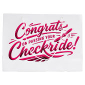 Gefeliciteerd met het behalen van je checkride! groot cadeauzakje (Achterkant)