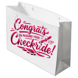 Gefeliciteerd met het behalen van je checkride! groot cadeauzakje
