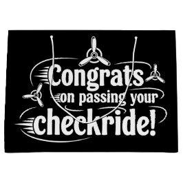 Gefeliciteerd met het behalen van je checkride! groot cadeauzakje
