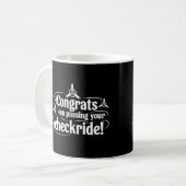 Gefeliciteerd met het behalen van je checkride! koffiemok (Voorkant links)