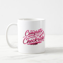 Gefeliciteerd met het behalen van je checkride! koffiemok