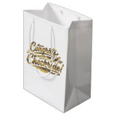 Gefeliciteerd met het behalen van je checkride! medium cadeauzakje (Achterkant Gekanteld)