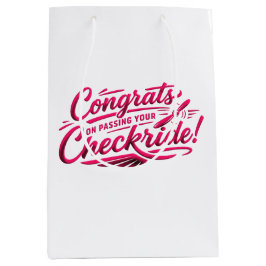 Gefeliciteerd met het behalen van je checkride! medium cadeauzakje