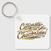 Gefeliciteerd met het behalen van je checkride! sleutelhanger (Voorkant)