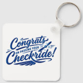 Gefeliciteerd met het behalen van je checkride! sleutelhanger (Achterkant)