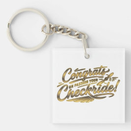 Gefeliciteerd met het behalen van je checkride! sleutelhanger
