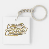 Gefeliciteerd met het behalen van je checkride! sleutelhanger (Achterkant)