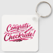 Gefeliciteerd met het behalen van je checkride! sleutelhanger (Achterkant)
