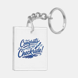 Gefeliciteerd met het behalen van je checkride! sleutelhanger