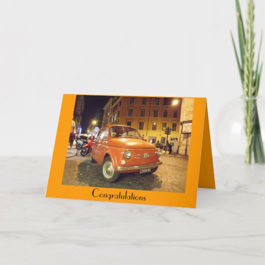 Gefeliciteerd met het behalen van je Fiat-test Kaart (Voorkant)