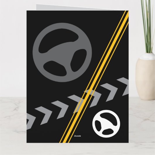 Gefeliciteerd met het behalen van je rijbewijs kaart (Achterkant)