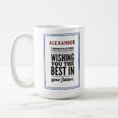 Gefeliciteerd met het behalen van resultaten koffiemok (Links)