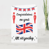 Gefeliciteerd met het Britse staatsburgerschap Eng Kaart (Voorkant)