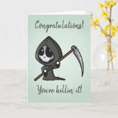 Gefeliciteerd met het doden kaart (Gele Bloem)