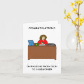 Gefeliciteerd met het doorgeven van Probation aan Kaart (Gele Bloem)