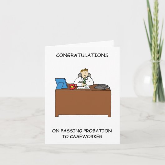 Gefeliciteerd met het doorgeven van steun aan Case Kaart (Voorkant)