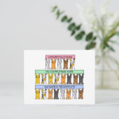 Gefeliciteerd met het einde van de bestralingsther briefkaart (Staand voorkant)